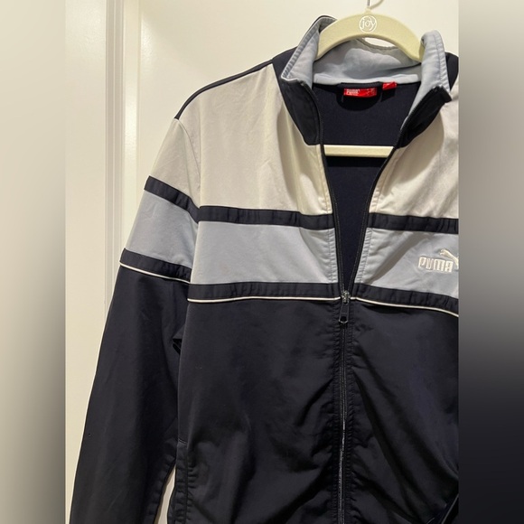 Puma Women’s Blue/Grey Activewear Track Jacket Size Medium - Picture 7 of 10